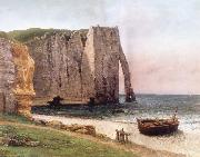 Gustave Courbet, Cliff at Etretat